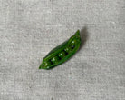 Handmade green peas polymer clay brooch pin